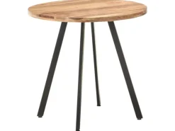vidaXL Esstisch 80 cm Massivholz Akazie 320485