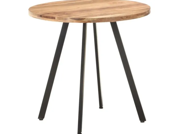 vidaXL Esstisch 80 cm Massivholz Akazie 320485
