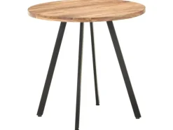 vidaXL Esstisch 80 cm Massivholz Akazie 320485