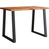 vidaXL Esstisch Baumkante 110x70x75 cm Massivholz Akazie* Tische