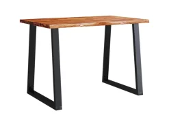 vidaXL Esstisch Baumkante 110x70x75 cm Massivholz Akazie* Tische