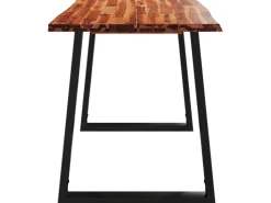 vidaXL Esstisch Baumkante 110x70x75 cm Massivholz Akazie* Tische