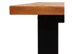 vidaXL Esstisch Baumkante 110x70x75 cm Massivholz Akazie* Tische