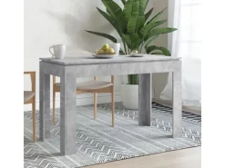 vidaXL Esstisch Betongrau 120x60x76 cm Holzwerkstoff* Tische