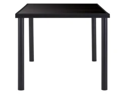 vidaXL Esstisch Schwarz 180 x 90 x 75 cm Hartglas Metall* Tische