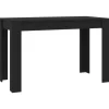 vidaXL Esstisch Schwarz Holzwerkstoff 120x60x76 cm