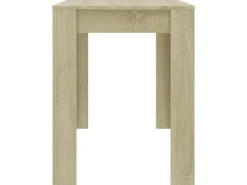 vidaXL Esstisch Sonoma-Eiche 120x60x76 cm Holzwerkstoff