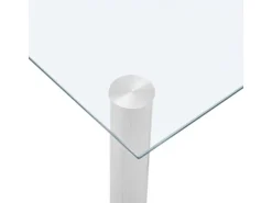 vidaXL Esstisch Transparent 120 x 60 x 75 cm Hartglas* Tische