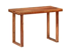 vidaXL Esstisch 110x50x76 cm Massivholz Akazie