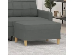 vidaXL Fußhocker Dunkelgrau 70x55x41 cm Stoff Modell 2* Hocker