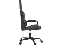 vidaXL Gaming-Stuhl mit Massagefunktion Schwarz Tarnfarben Kunstleder Modell 2* Stühle