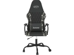 vidaXL Gaming-Stuhl mit Massagefunktion Schwarz Tarnfarben Kunstleder Modell 2* Stühle