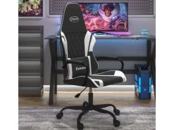 vidaXL Gaming-Stuhl Schwarz und Weiß Kunstleder Modell 7* Stühle