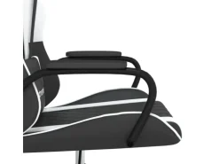 vidaXL Gaming-Stuhl Schwarz und Weiß Kunstleder Modell 7* Stühle