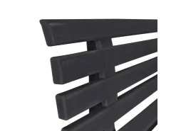 vidaXL Gartenbank 145,5 cm Kunststoff Anthrazit* Sitzbänke