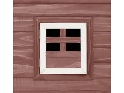 vidaXL Garten-Hühnerstall mit 1 Legenest Braun Holz