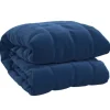 vidaXL Gewichtsdecke Blau 152x203 cm 7 kg Stoff Modell 1* Überwürfe