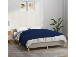 vidaXL Gewichtsdecke Blau 150x200 cm 7 kg Stoff* Überwürfe|Decken
