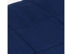 vidaXL Gewichtsdecke Blau 140x200 cm 10 kg Stoff* Decken
