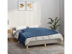 vidaXL Gewichtsdecke Blau 150x200 cm 7 kg Stoff Modell 1* Decken