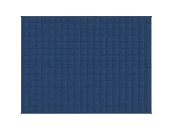 vidaXL Gewichtsdecke Blau 150x200 cm 7 kg Stoff Modell 1* Decken