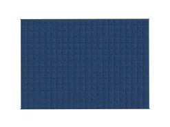 vidaXL Gewichtsdecke Blau 155x220 cm 7 kg Stoff Modell 1