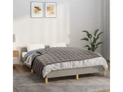 vidaXL Gewichtsdecke Grau 122x183 cm 5 kg Stoff Modell 1