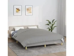 vidaXL Gewichtsdecke Grau 200x200 cm 9 kg Stoff Modell 1* Decken