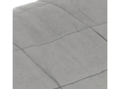 vidaXL Gewichtsdecke Grau 140x200 cm 6 kg Stoff