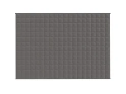 vidaXL Gewichtsdecke Grau 140x200 cm 10 kg Stoff Modell 1* Bettwäsche