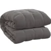 vidaXL Gewichtsdecke Grau 152x203 cm 11 kg Stoff Modell 1
