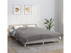 vidaXL Gewichtsdecke Grau 200x230 cm 13 kg Stoff