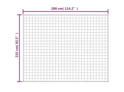 vidaXL Gewichtsdecke Hellcreme 235x290 cm 15 kg Stoff Modell 1