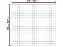 vidaXL Gewichtsdecke Hellcreme 220x240 cm 11 kg Stoff Modell 1