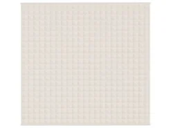 vidaXL Gewichtsdecke Hellcreme 220x240 cm 11 kg Stoff* Decken