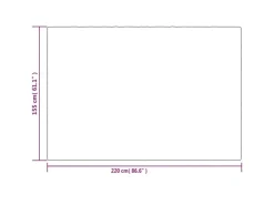 vidaXL Gewichtsdecke mit Bezug Grau 155x220 cm 7 kg Stoff* Decken|Bettwäsche
