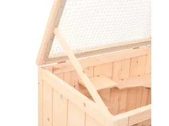 vidaXL Hamsterkäfig 55x40x80 cm Massivholz Tanne* Kleintierbedarf