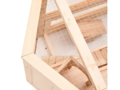 vidaXL Hamsterkäfig 80x40x43 cm Massivholz Tanne