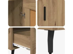 vidaXL Highboard Artisan-Eiche 69,5 x 31 x 115 cm Holzwerkstoff 882578* Sideboards|Kommode