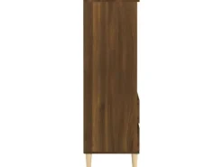 vidaXL Highboard Braun Eichen-Optik 40x36x110 cm Holzwerkstoff 821243