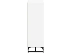 vidaXL Highboard mit Glastüren Weiß 35x37x120 cm 836560* Vitrinen