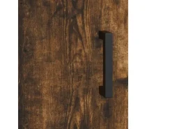 vidaXL Highboard Räuchereiche 69,5x34x180 cm Holzwerkstoff 3198534* Vitrinen
