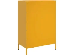 vidaXL Highboard Senf 68x39x101,5 cm Stahl 843111* Kommode