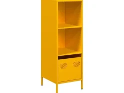 vidaXL Highboard Senf 35x39x103,5 cm Stahl 851379