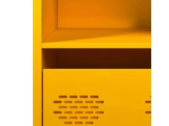 vidaXL Highboard Senf 35x39x103,5 cm Stahl 851379