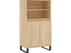 vidaXL Highboard Sonoma-Eiche 60x36x110 cm Holzwerkstoff 831495* Sideboards|Kommode