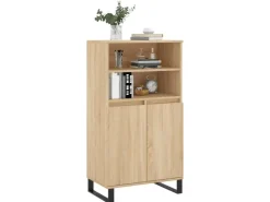 vidaXL Highboard Sonoma-Eiche 60x36x110 cm Holzwerkstoff 831495* Sideboards|Kommode