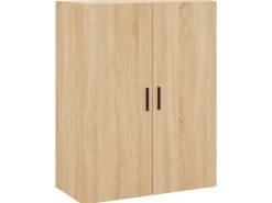 vidaXL Highboard Sonoma-Eiche 69,5x34x180 cm Holzwerkstoff 3195750