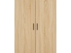 vidaXL Highboard Sonoma-Eiche 69,5x34x180 cm Holzwerkstoff 3195750
