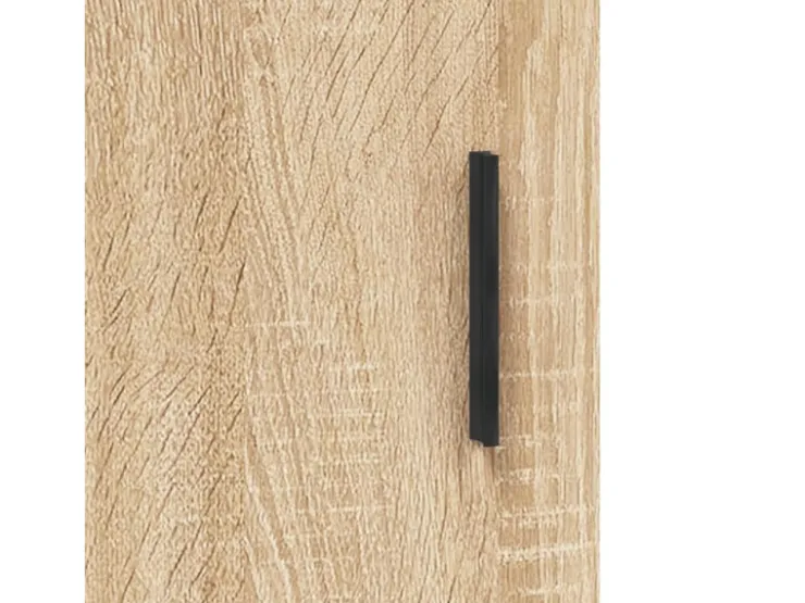 vidaXL Highboard Sonoma-Eiche 69,5x34x180 cm Holzwerkstoff 3195750